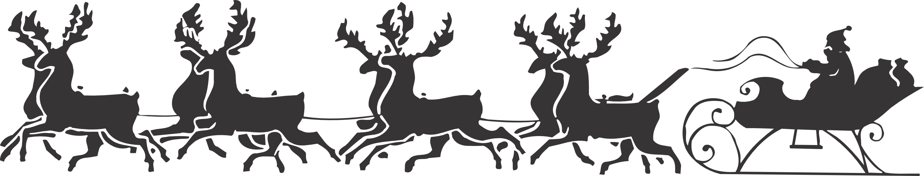 Santa and Reindeer