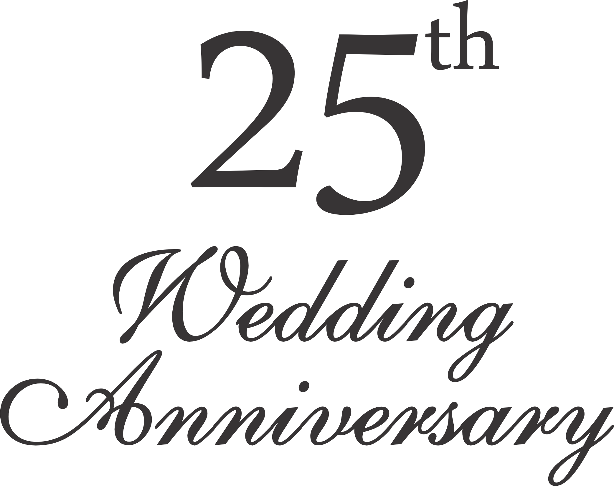 Wedding Anniversary Design 1